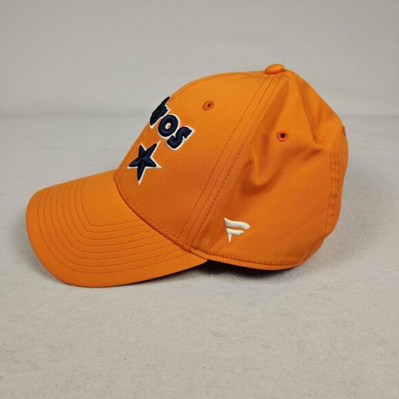 Fanatics Houston Astros MLB Orange Flex Fitted Hat Lightweight Embroidered S / M - Picture 4 of 15